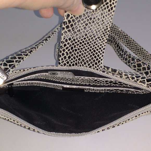 Antonio Scepi Italian Snake-Embossed Leather Bag - Picture 6 of 8